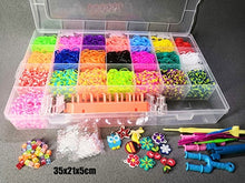 Load image into Gallery viewer, 4600/6800pcs Loom Rubber Bands Set Girls DIY Toy Adult Elastic Bands with Clips for bracelet Figures Charms Art Craft