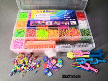 Load image into Gallery viewer, 4600/6800pcs Loom Rubber Bands Set Girls DIY Toy Adult Elastic Bands with Clips for bracelet Figures Charms Art Craft