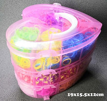 Load image into Gallery viewer, 4600/6800pcs Loom Rubber Bands Set Girls DIY Toy Adult Elastic Bands with Clips for bracelet Figures Charms Art Craft
