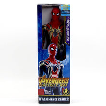 Load image into Gallery viewer, Marvel Avengers Infinity War 30CM Super Hero Spider Man Iron Man Thanos Wolverine Spider Man Iron Man Action Figure Toy Dolls