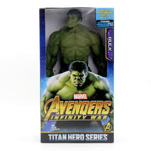 Load image into Gallery viewer, Marvel Avengers Infinity War 30CM Super Hero Spider Man Iron Man Thanos Wolverine Spider Man Iron Man Action Figure Toy Dolls