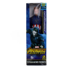 Load image into Gallery viewer, Marvel Avengers Infinity War 30CM Super Hero Spider Man Iron Man Thanos Wolverine Spider Man Iron Man Action Figure Toy Dolls